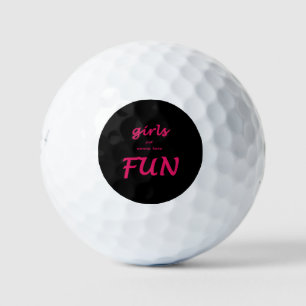 girls just wanna have fun golf balls