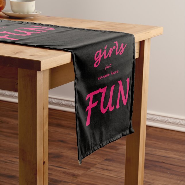 girls just wanna have fun long table runner (In Situ)