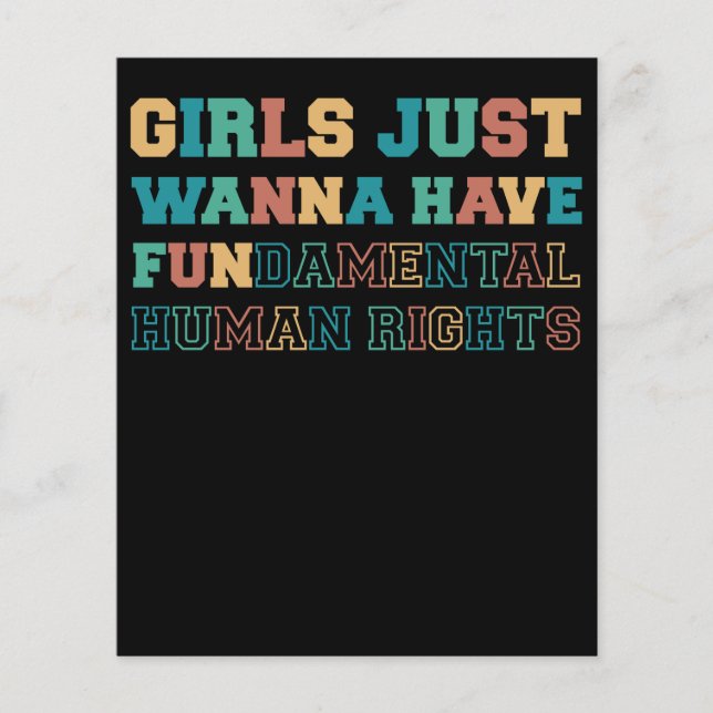 Girls Just Wanna Have Fundamental Rights (Front)