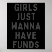 Girls Just Wanna Have Funds Sticker