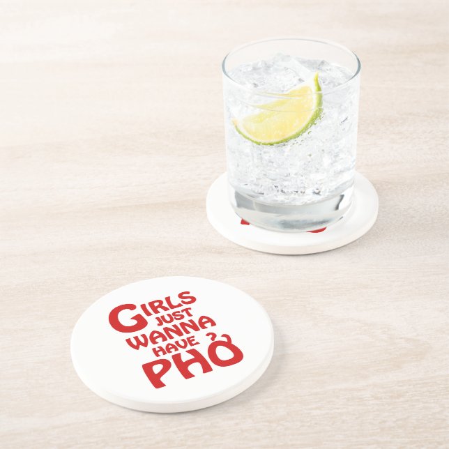 Girls Just Wanna Have Phở Coaster (Side)