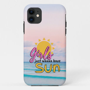 Girls just wanna have Sun Beach Case-Mate iPhone Case