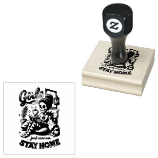 Girls Just Wanna... Rubber Stamp