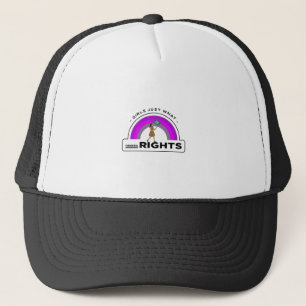 Girls Just Want Fundamental Rights Trucker Hat