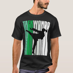 Girls Karate Blue Orange Colours Boyish Tomboy Dau T-Shirt