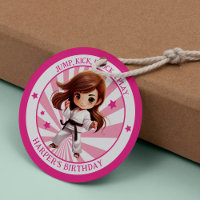 Girl's Karate Martial Arts Birthday Party