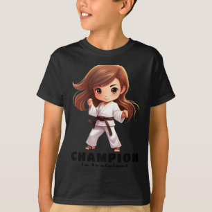Girls Karate Martial Arts T Shirt
