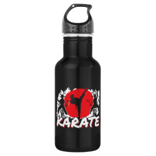 Girls Karate - Patriotic Japan Japanese Theme 532 Ml Water Bottle