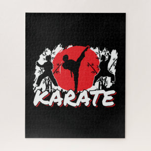 Girls Karate - Patriotic Japan Japanese Theme Jigsaw Puzzle