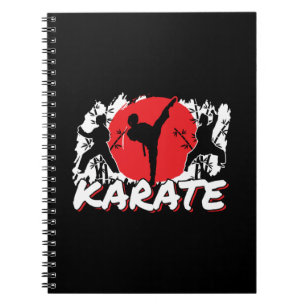 Girls Karate - Patriotic Japan Japanese Theme Notebook
