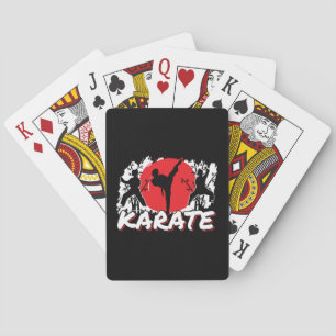 Girls Karate - Patriotic Japan Japanese Theme Playing Cards
