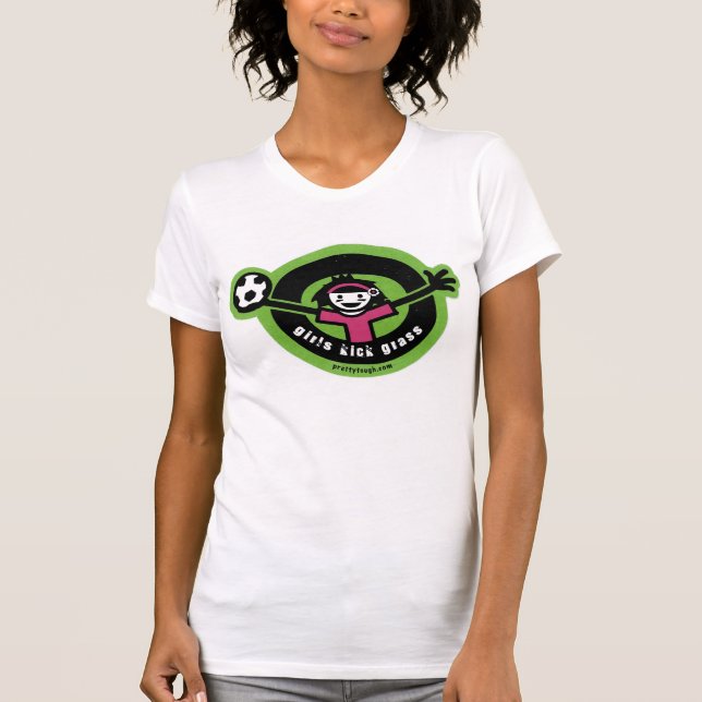 Girls Kick Grass T-Shirt (Front)