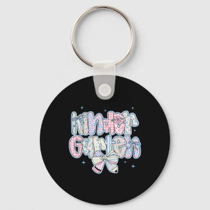 Girls Kindergarten Back To School Coquette Preppy Key Ring