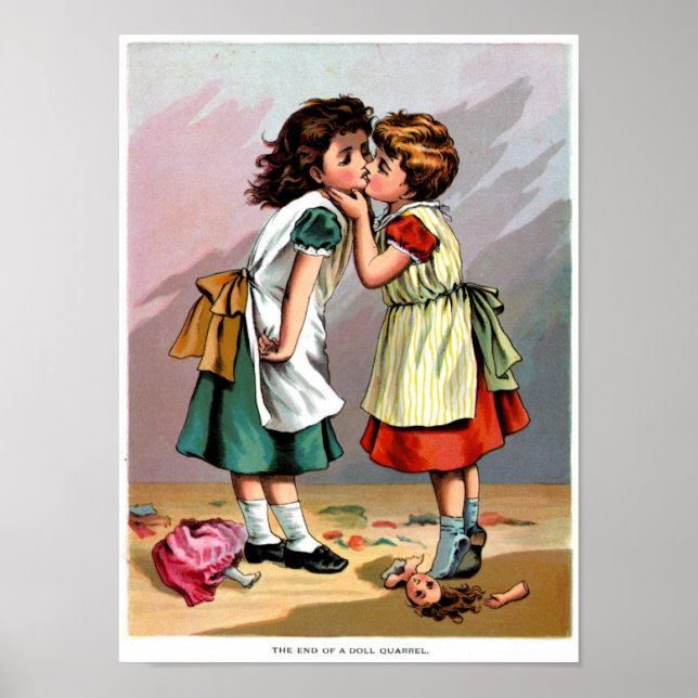 Girls Kissing Poster (Front)