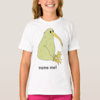 girl's kiwi bird ringer t-shirt
