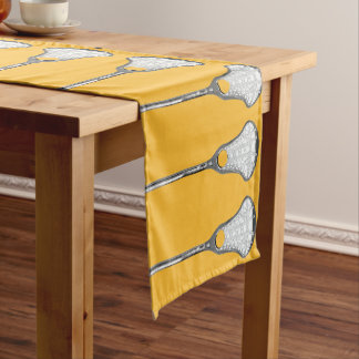 Girls Lacrosse Decor Short Table Runner