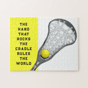 Girls Lacrosse Gift Jigsaw Puzzle