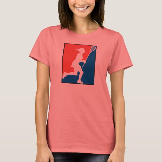 Girl's Lacrosse T-Shirt (Front)