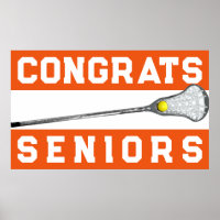 Girls Lacrosse Team Orange Seniors