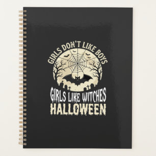 Girls Like Witches Halloween Bat Design_1 Planner