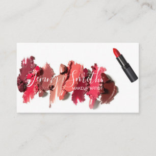Girls Lipstick Business Card