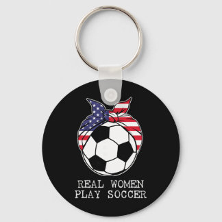 Girls Ll Ndana Flag Player Coach Real Women Play S Key Ring