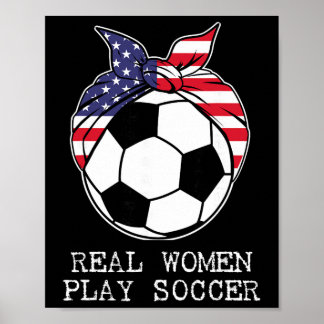 Girls Ll Ndana Flag Player Coach Real Women Play S Poster