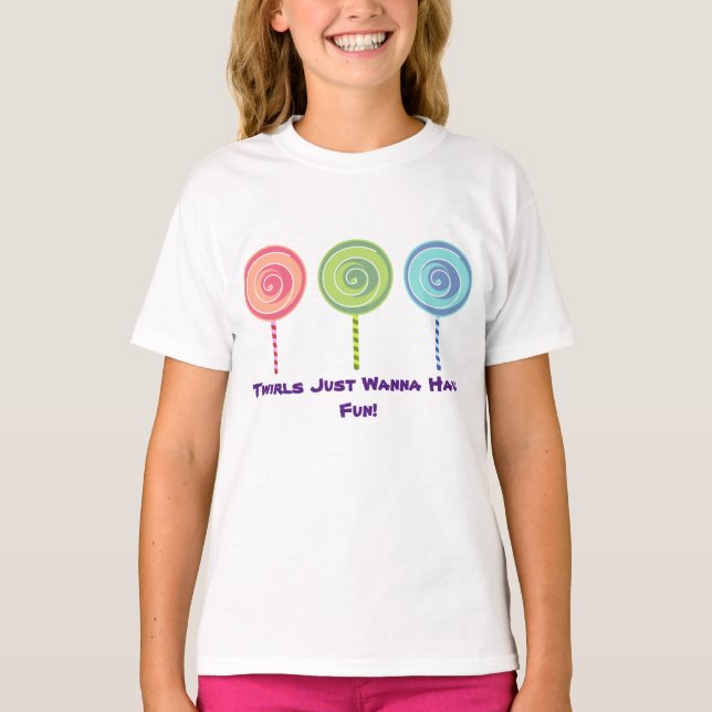 Girl's lollipop tee shirt (Front)