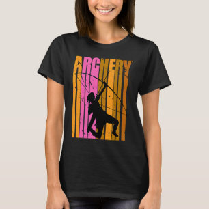Girls Love Archery Birthday Retro Vintage Distress T-Shirt