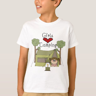 Girls Love Camping T-Shirt