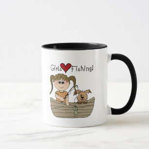 Girls Love Fishing Mug