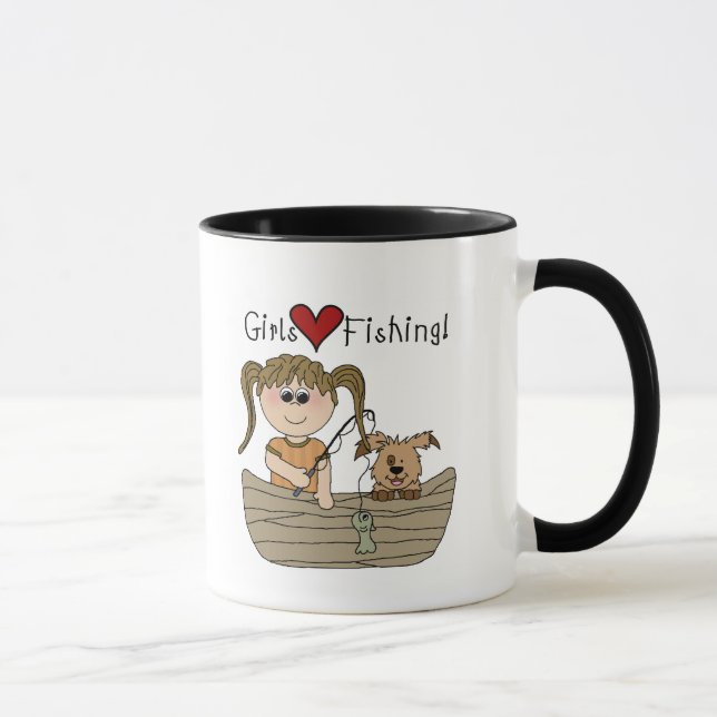 Girls Love Fishing Mug (Right)