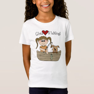Girls Love Fishing T-shirts and Gifts