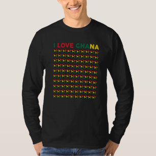 Girls Love Ghana Soccer Balls Kids Toddler Ghanaia T-Shirt