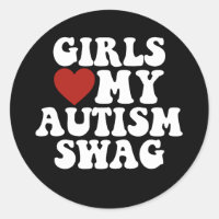 Girls Love My Autism Swag Funny Autistic Boy Gifts