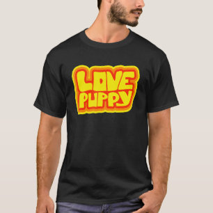 Girls Love Puppy Dog Type Graphic For Doggie Owner T-Shirt