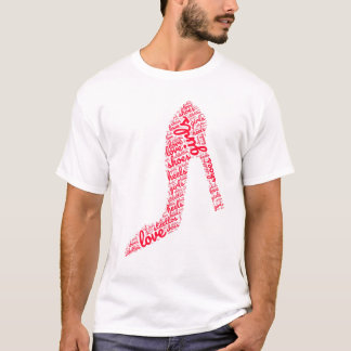 Girls Love Shoes Women Stiletto High Heels Shoe Fu T-Shirt