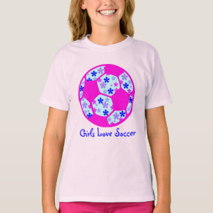 Girls Love Soccer T-Shirt