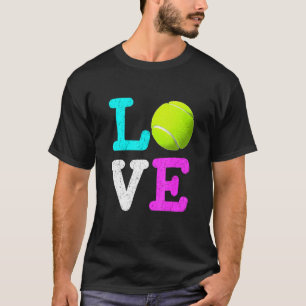 Girls Love Tennis Best Fun T-Shirt