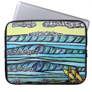 Girls Love to Surf Laptop Sleeve