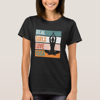 Girls Love Yoga Funny Yogi T-Shirt
