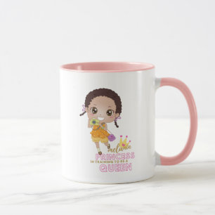 Girls MELANIN Princess In Training To Be Queen Mug