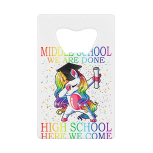 Girls Middle School Graduation Magical Unicorn