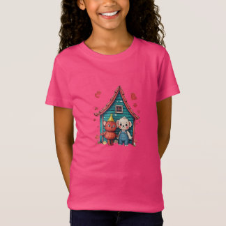 Girls modern t-shirt