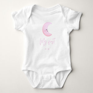 Girl's My First Eid Baby Jersey Bodysuit