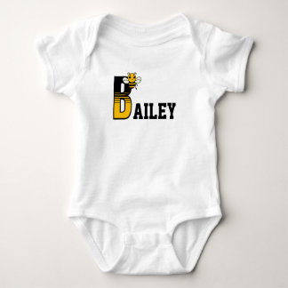 Girls Name custom start with B Baby Bodysuit