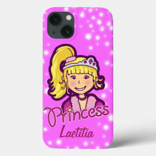 Girls named princess star lilac pink  iPhone 13 case
