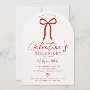 Girls Night Galentine's Day Invitation