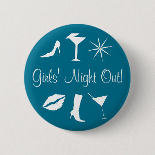 Girls' Night Out 6 Cm Round Badge