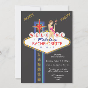 Girls Night Out Bachelorette Party Invitation